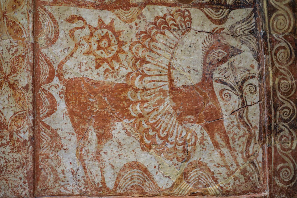 Bröstlarnax med gavellock. 1370-1300 f.Kr av Minoan
