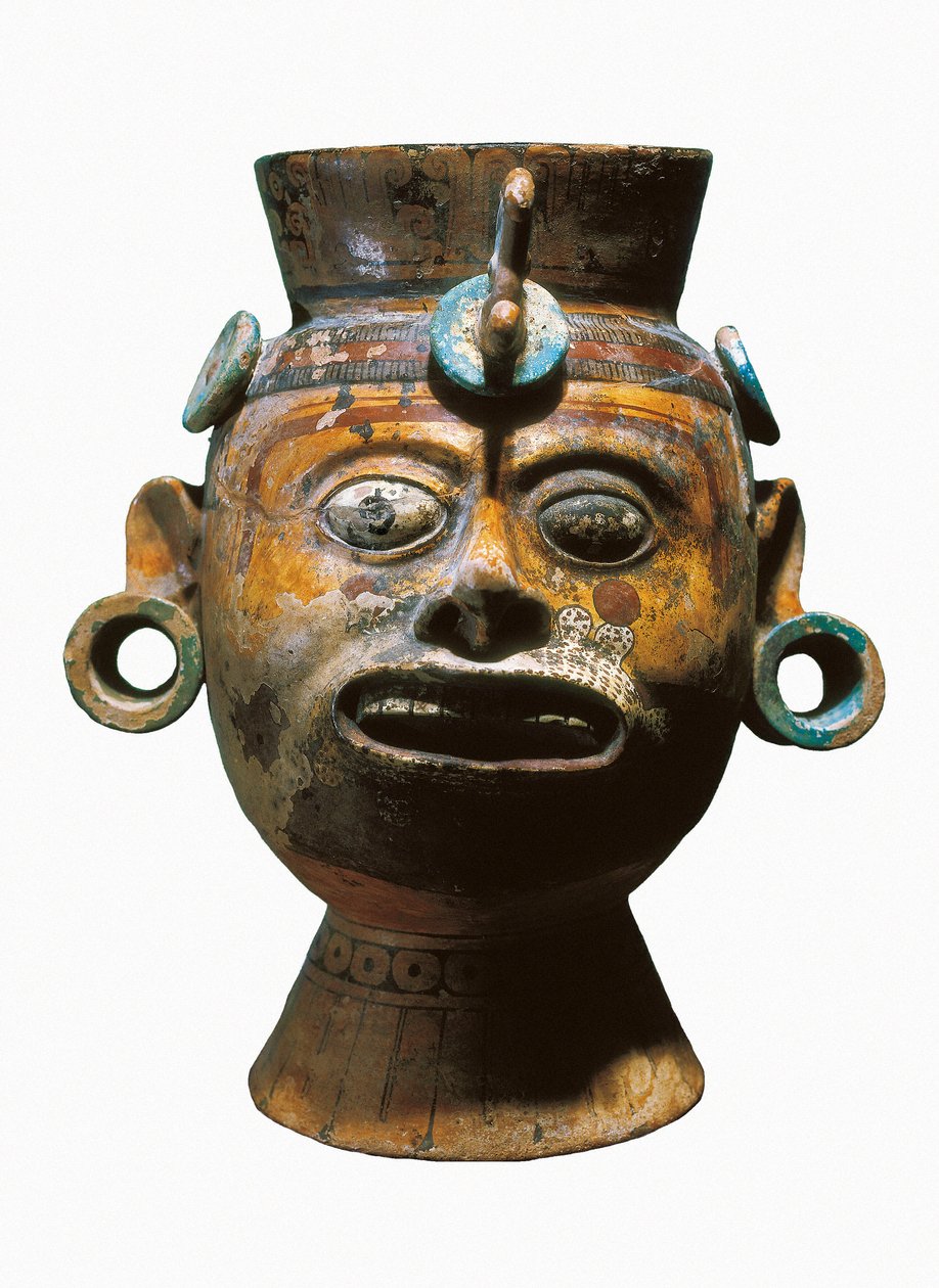 Antropomorf vas av Mixtec Mixtec