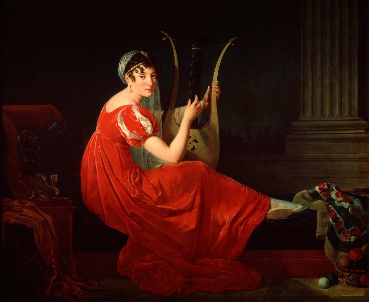"Porträtt av Josephine Budayevskaya", 1806. av Mlle Riviere
