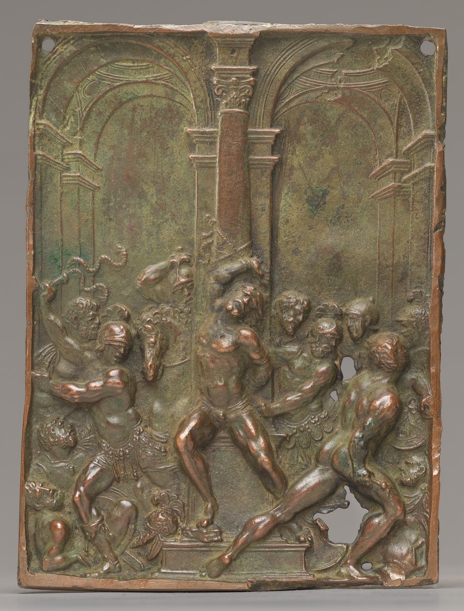 The Flagellation, sent 1400-tal - tidigt 1500-tal. av Moderno