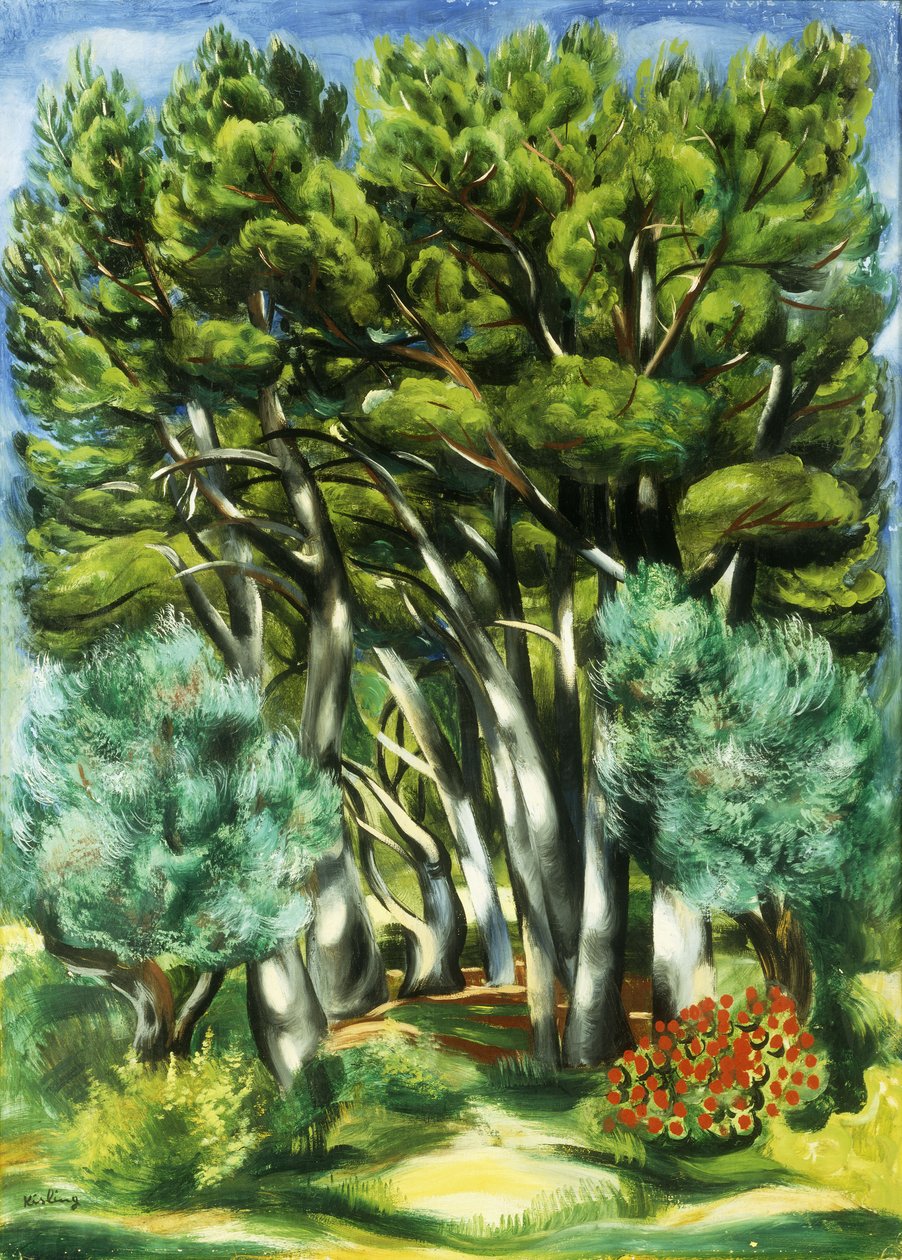 Landskap av Moise Kisling