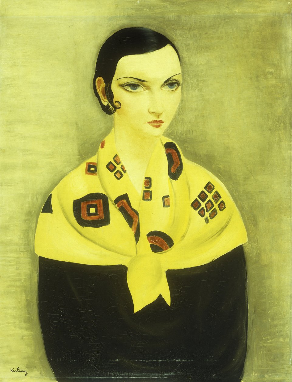 Porträtt av en kvinna av Moise Kisling