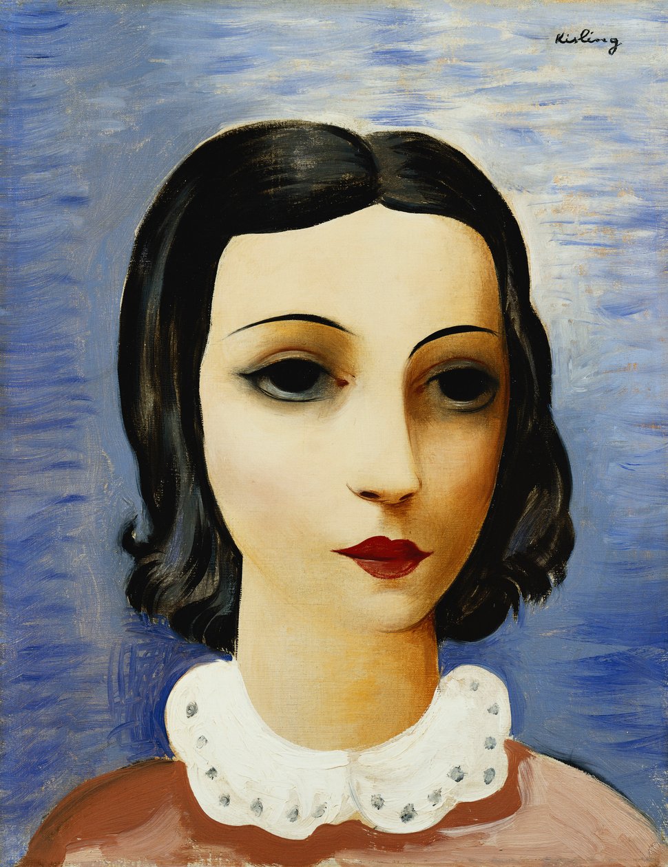 Porträtt av en ung flicka av Moise Kisling