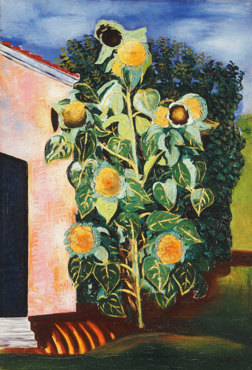 Solrosor; Les Tournesols av Moise Kisling