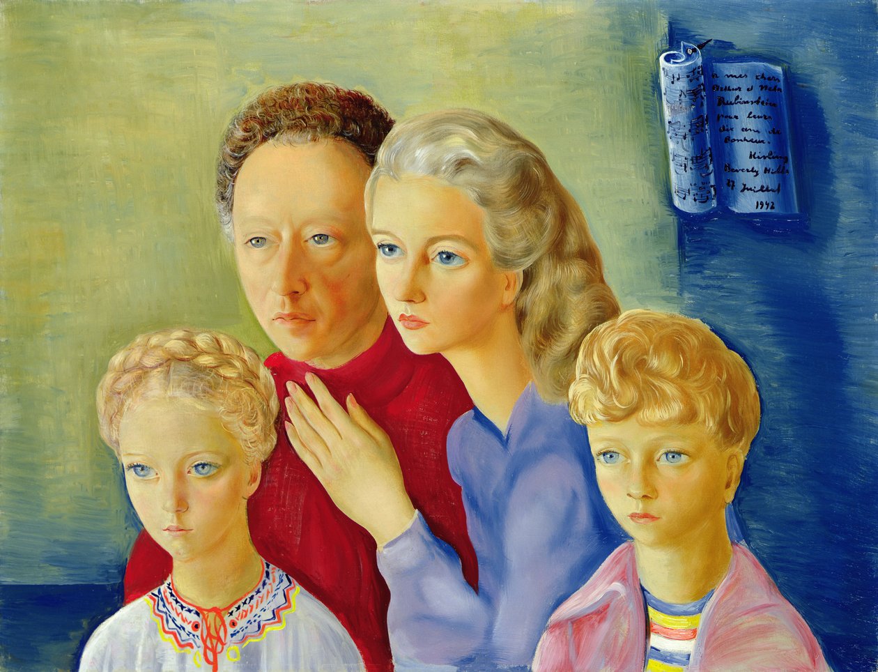 Familjen Rubinstein av Moise Kisling