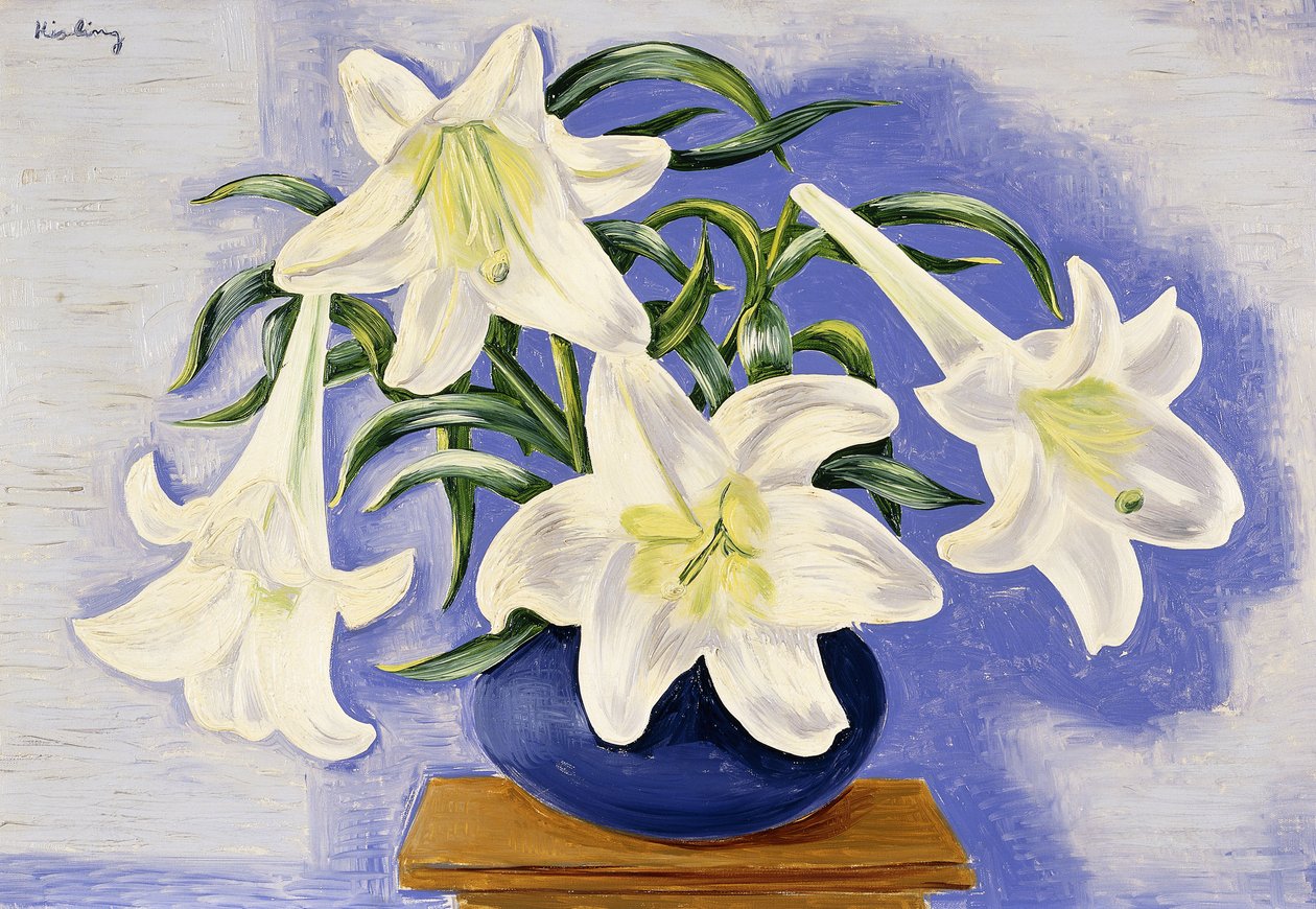 Vas med liljor av Moise Kisling