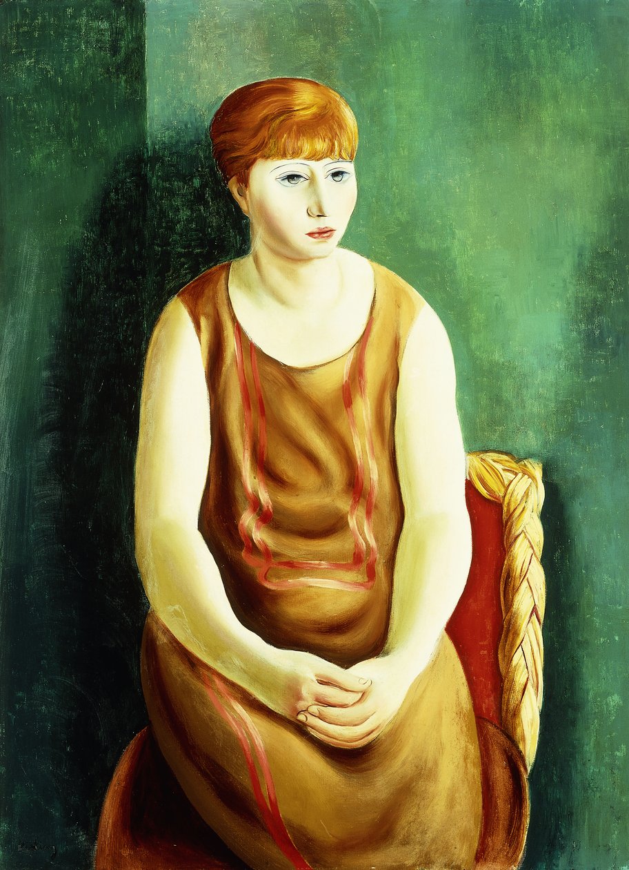 Sittande kvinna; Femme Assise av Moise Kisling
