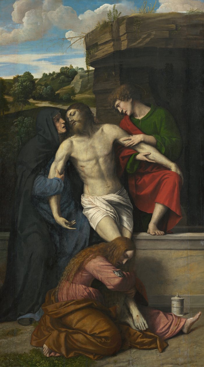 Entombment of Christ av Moretto da Brescia  