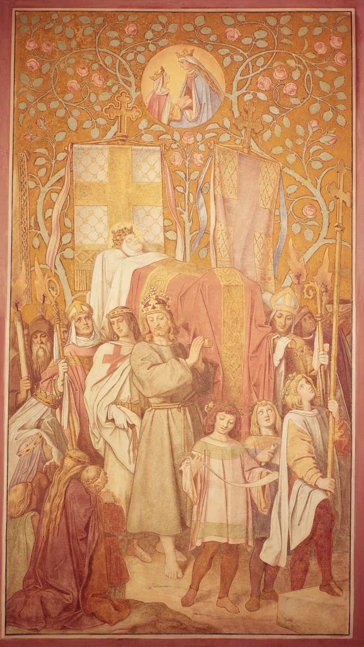 Begravningsprocession, c.1855 av Moritz Ludwig von Schwind