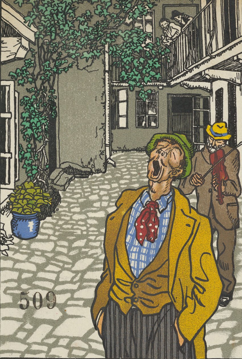 Naturally Gifted Singer Natursänger!, 1911. av Moritz Jung