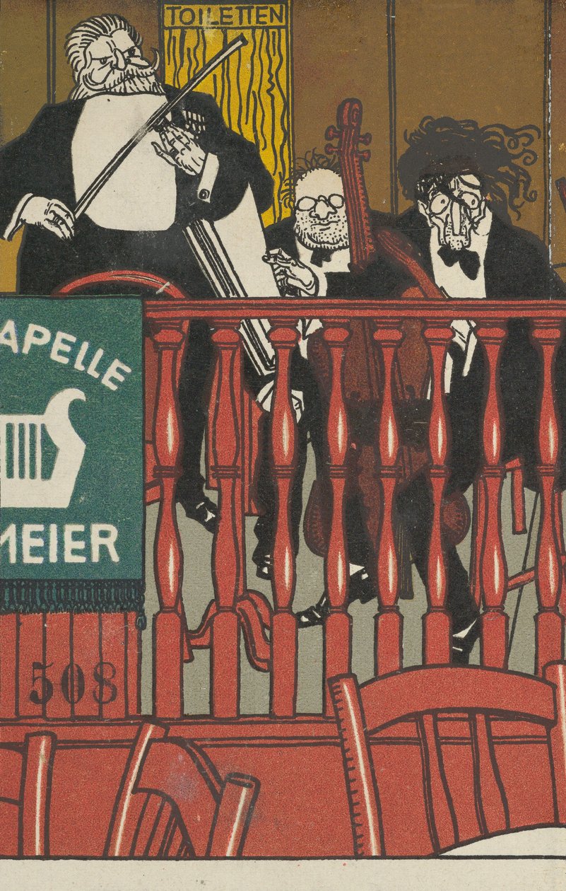 Salong Orchestra Meier, 1911. av Moritz Jung