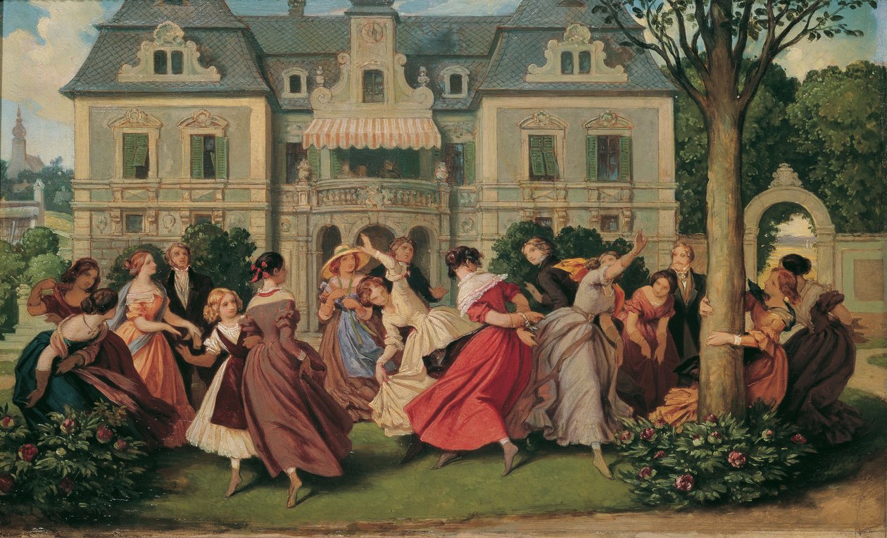 Festspel, efter 1860. av Moritz Ludwig von Schwind