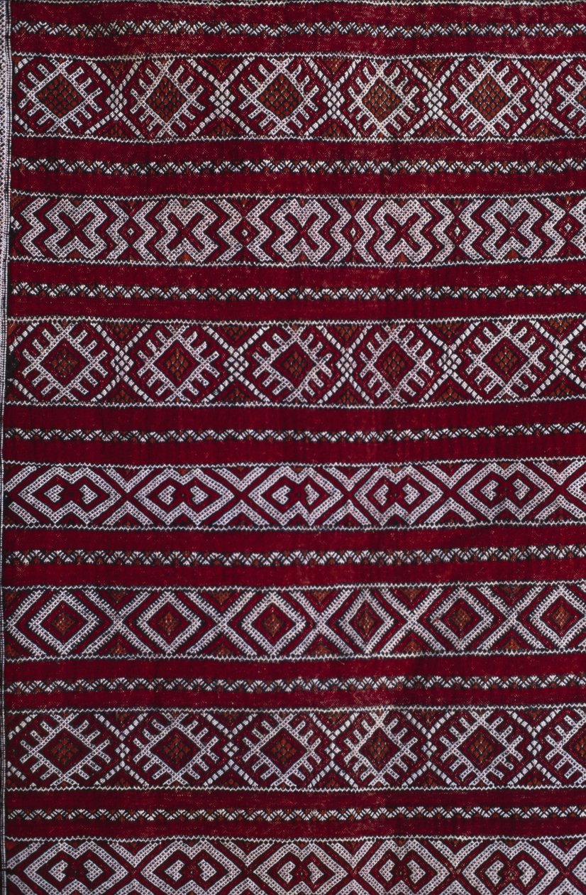 Matta, detalj (ull) av Moroccan School