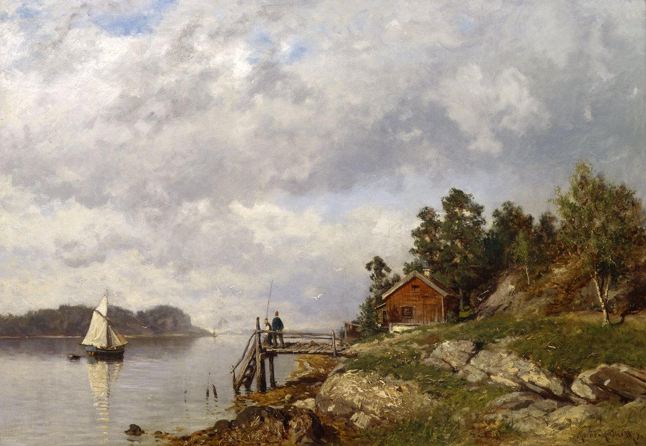 Från Larkollen (olja på duk) av Morten Muller