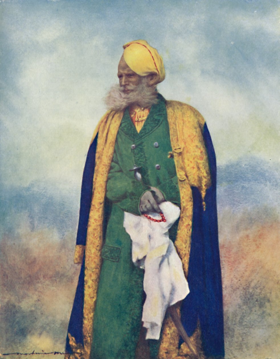 "A Rajput of Rajgarh", 1903 av Mortimer L Menpes