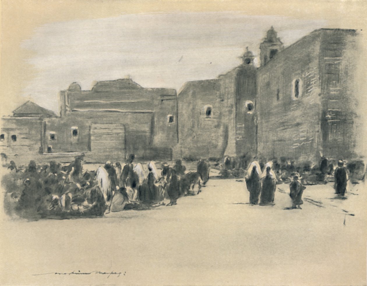 Betlehem, 1903 av Mortimer L Menpes
