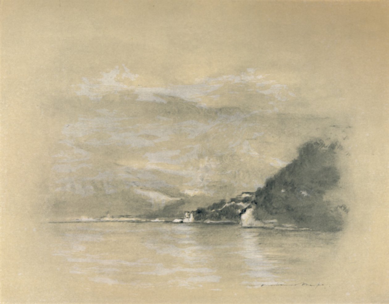 Luzernsjön, 1903 av Mortimer L Menpes