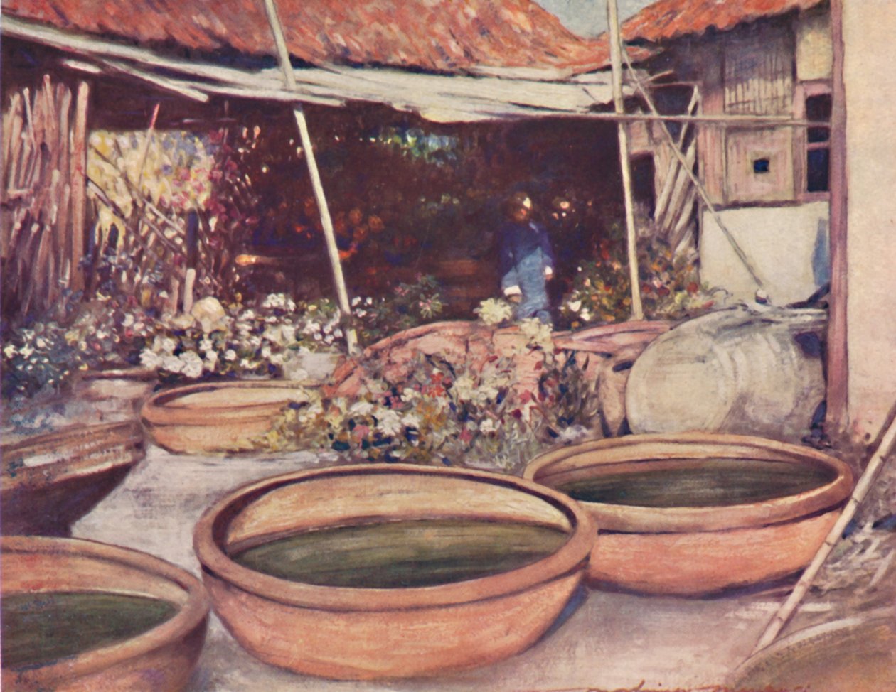 "Barnträdgård", 1903 av Mortimer L Menpes