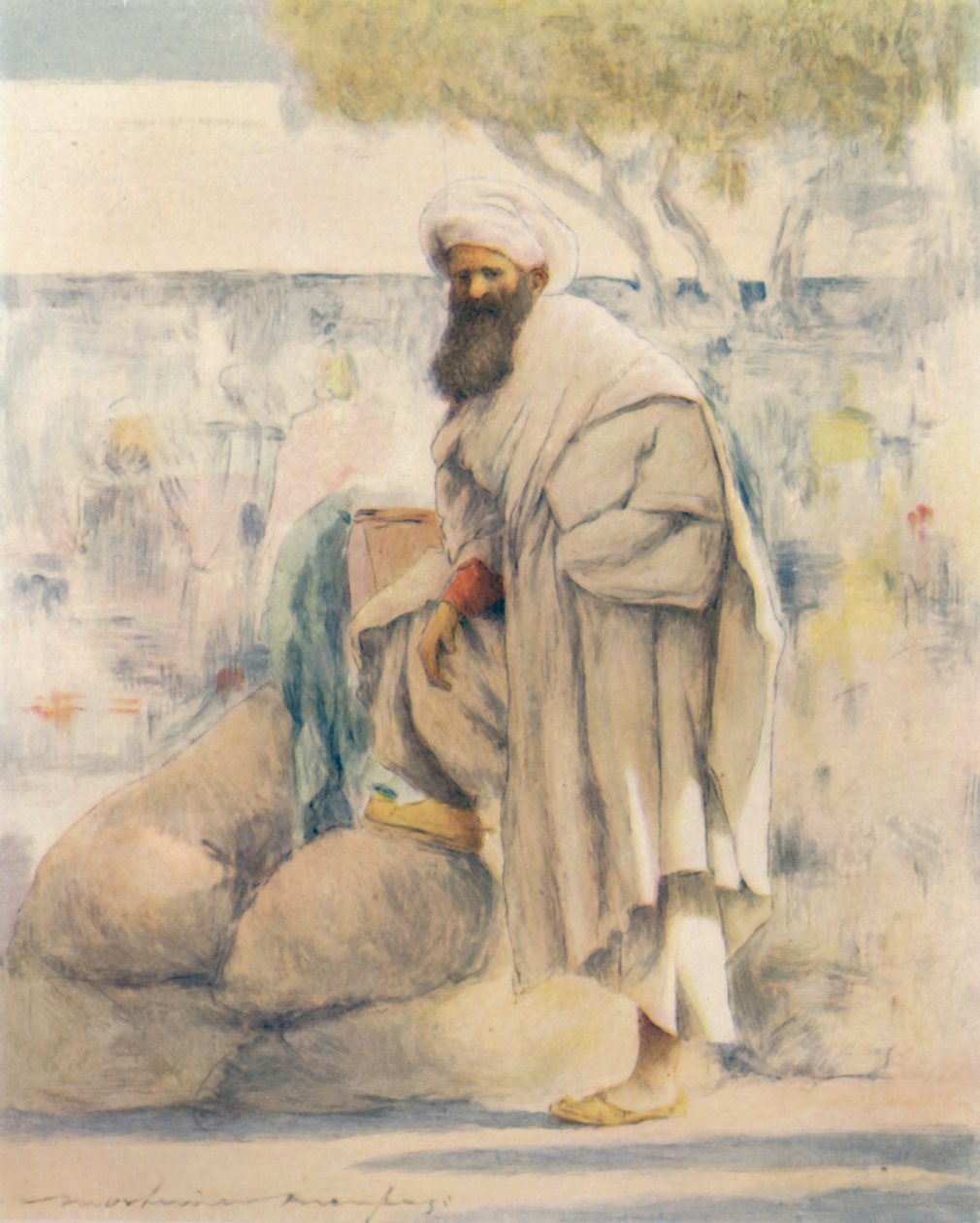 En vandrande spannmålshandlare, 1905 av Mortimer Ludington Menpes