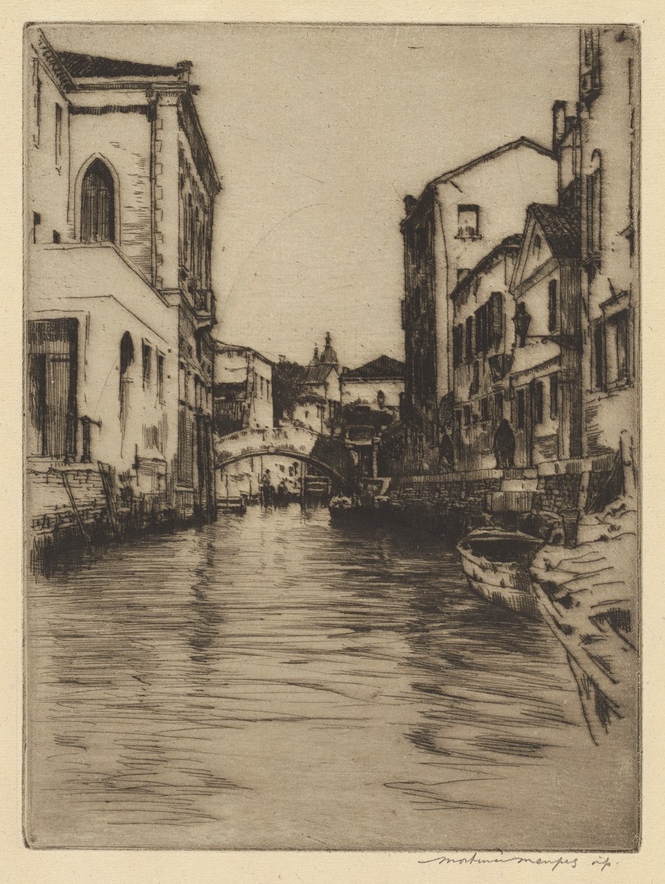 Lucianos bro, Canal Grande av Mortimer Menpes