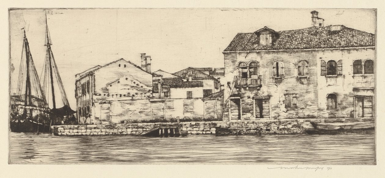Giudecca, Venedig av Mortimer Menpes