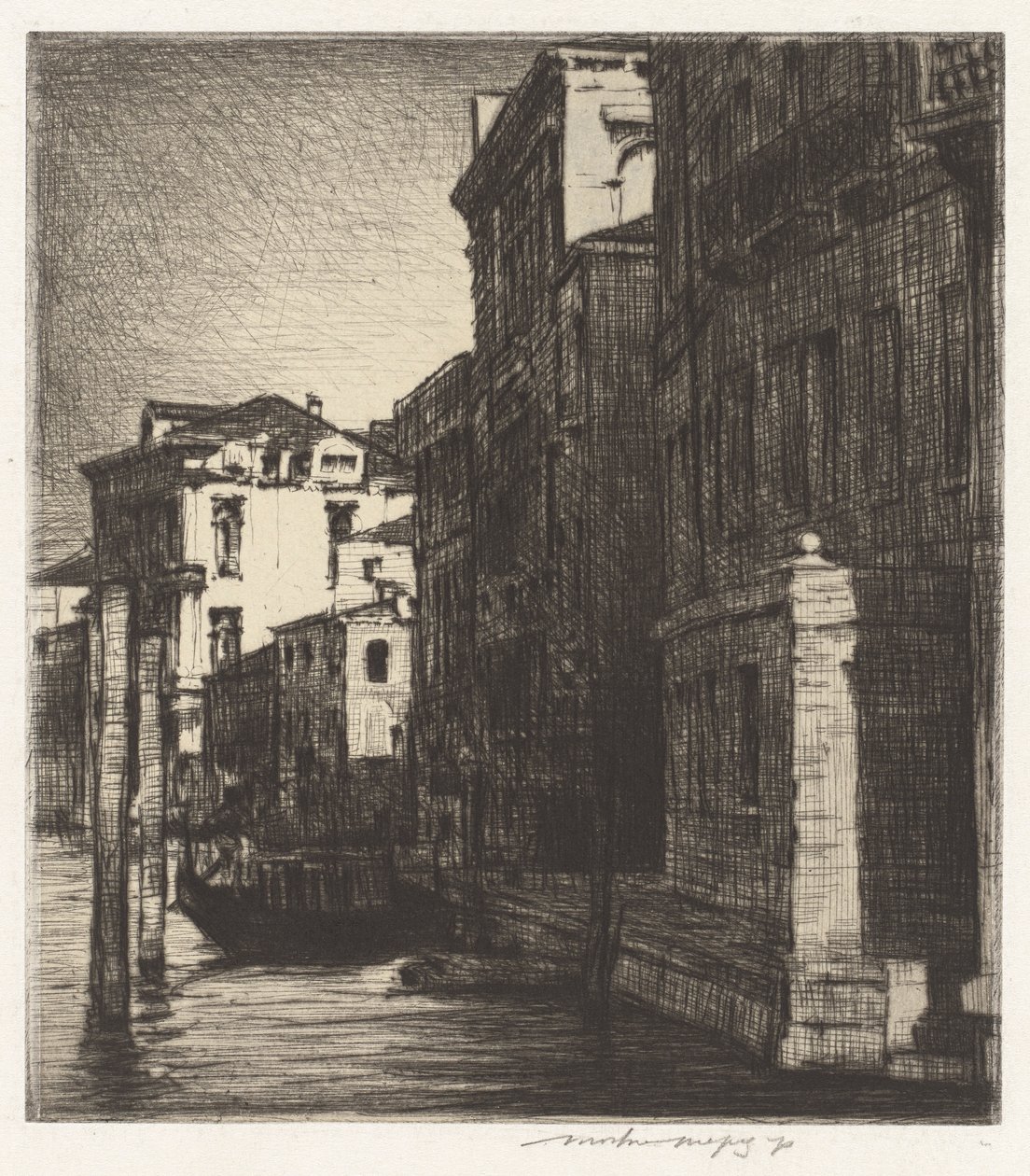 Sen eftermiddag, Venedig av Mortimer Menpes