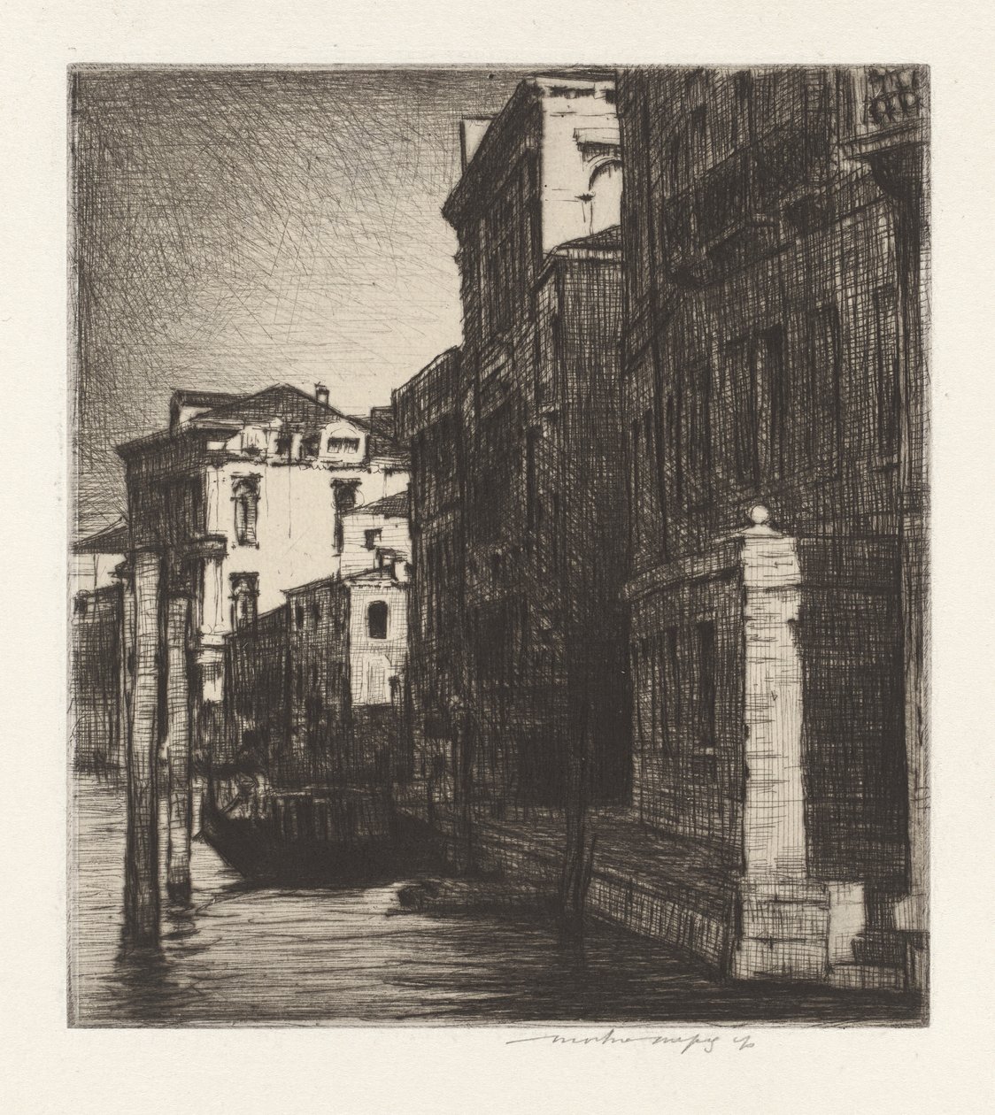 Sen eftermiddag, Venedig av Mortimer Menpes