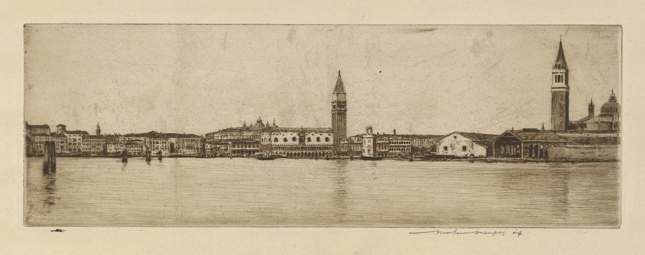 Panorama från St Mark av Mortimer Menpes