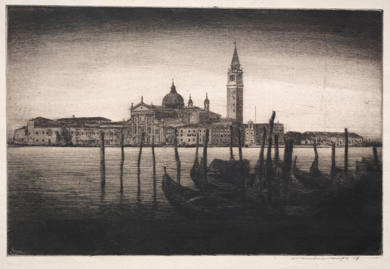 San Giorgio Maggiore, 1910. av Mortimer Menpes