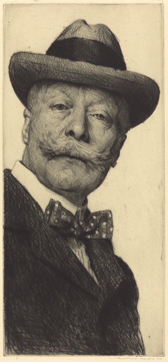 Självporträtt av Mortimer Menpes