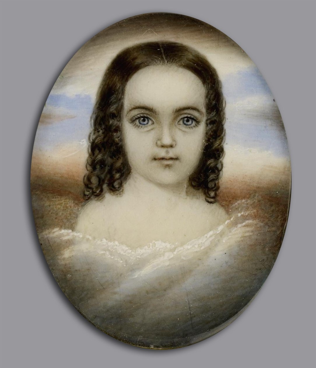 Porträtt av en flicka av Moses B. Russell
