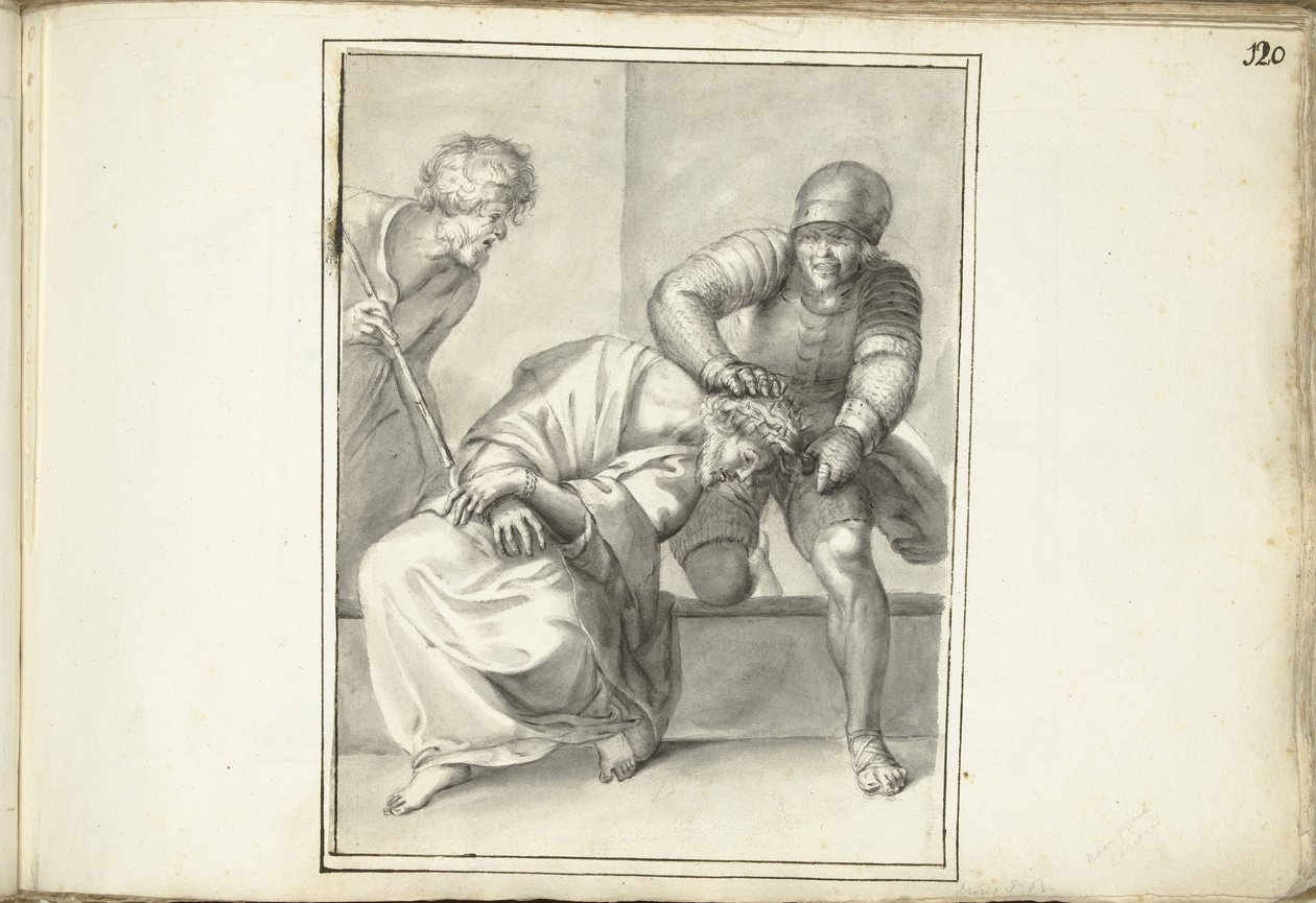 Kristus krönt med törnen av Moses Ter Borch