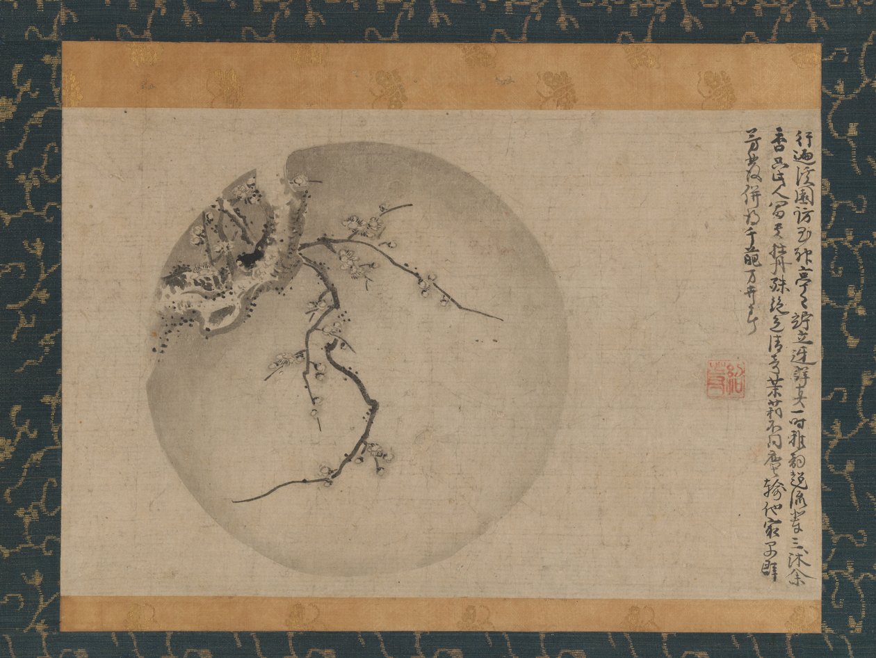 Plommonblommor, 1400-talet. av Motsurin Jōtō