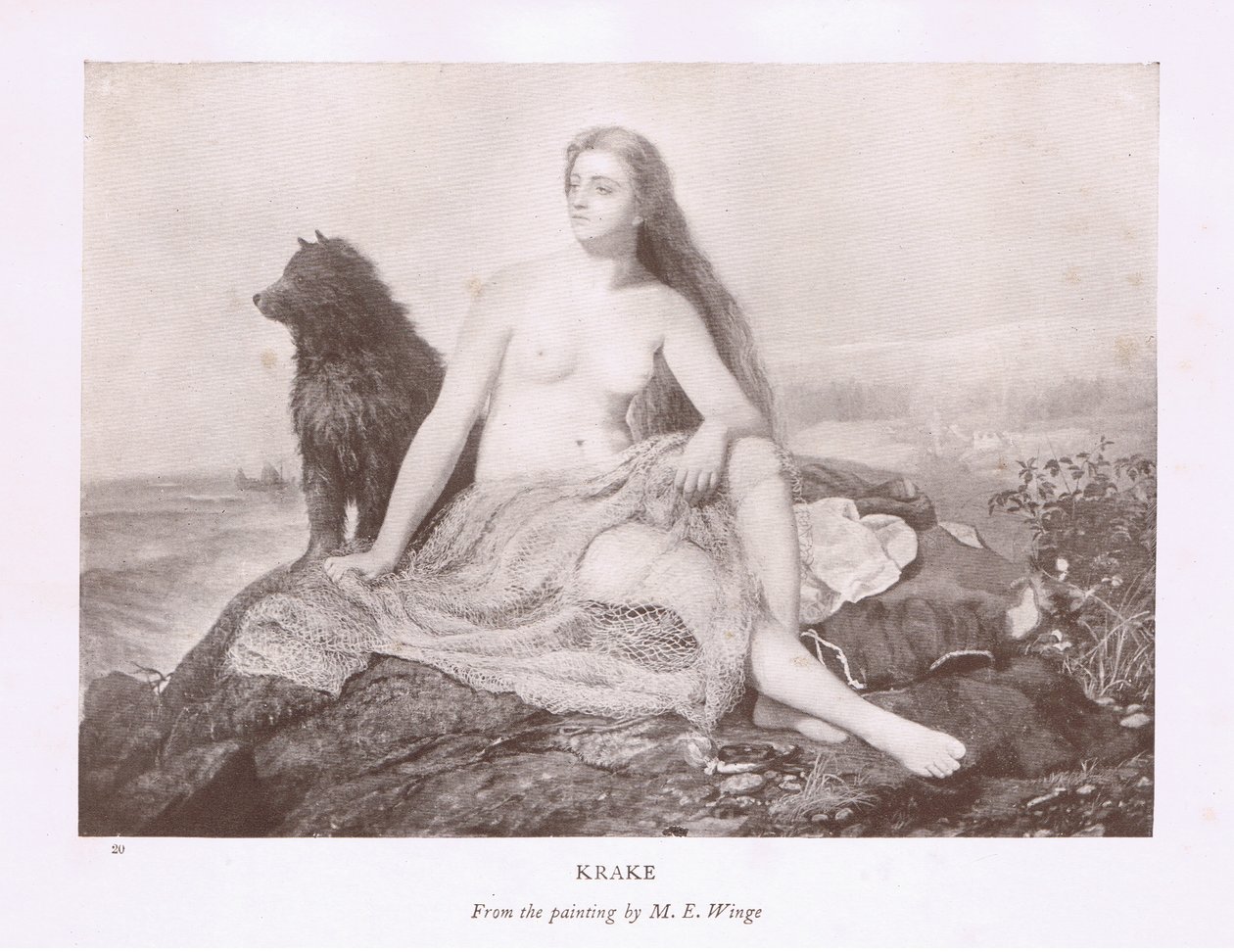Bläckfisk, 1920-tal av Mårten Eskil Winge