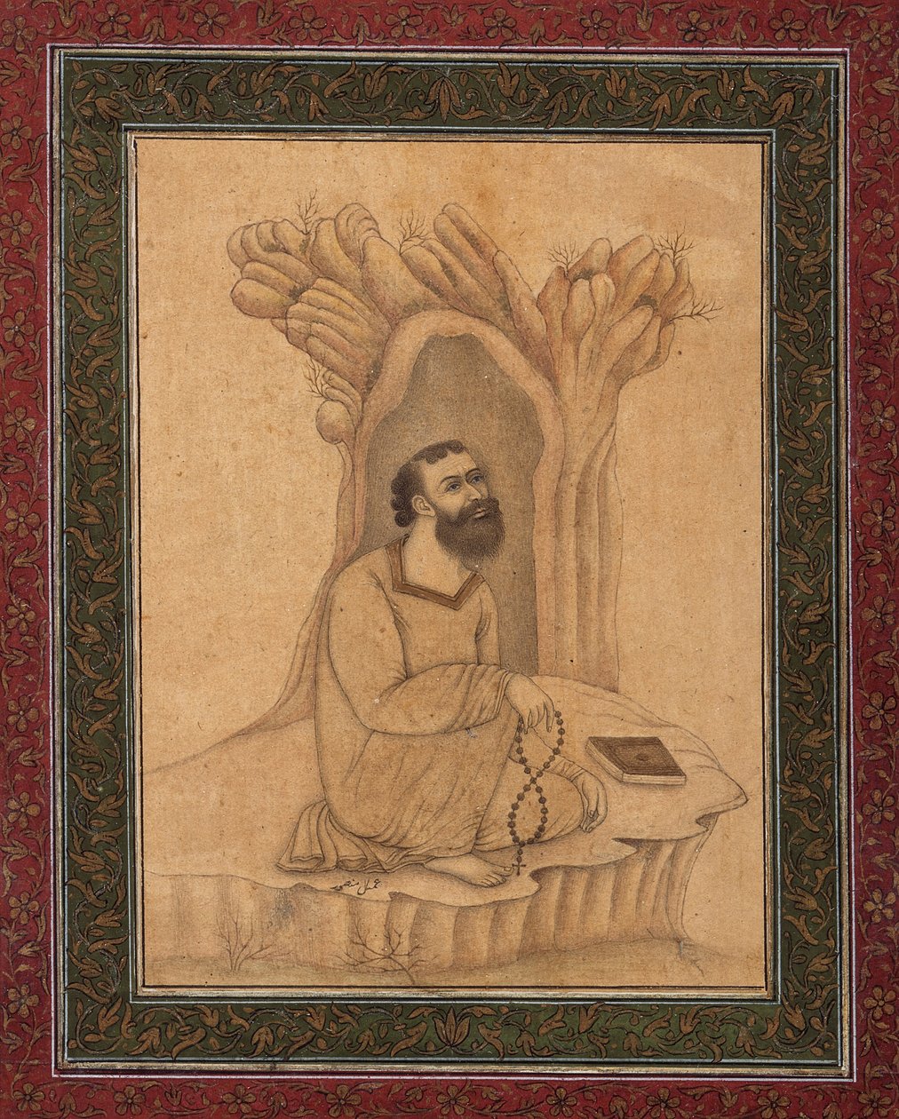 Franciskanermunk av Mughal School