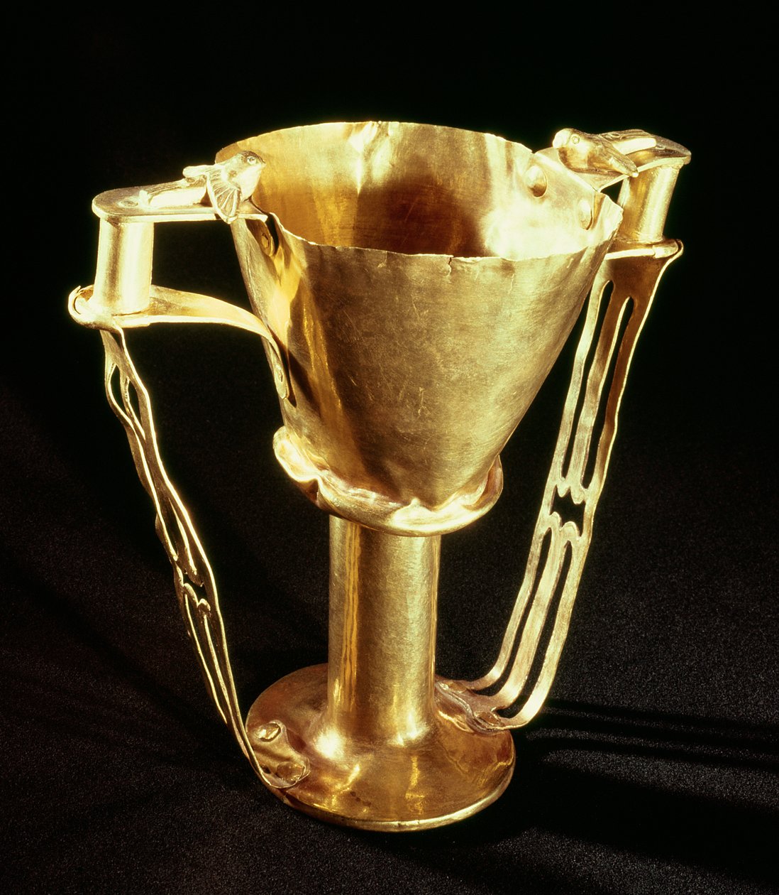Nestors bägare, Mykene, ca 1550-1500 f.Kr. (guld) (se även 11599) av Mycenaean