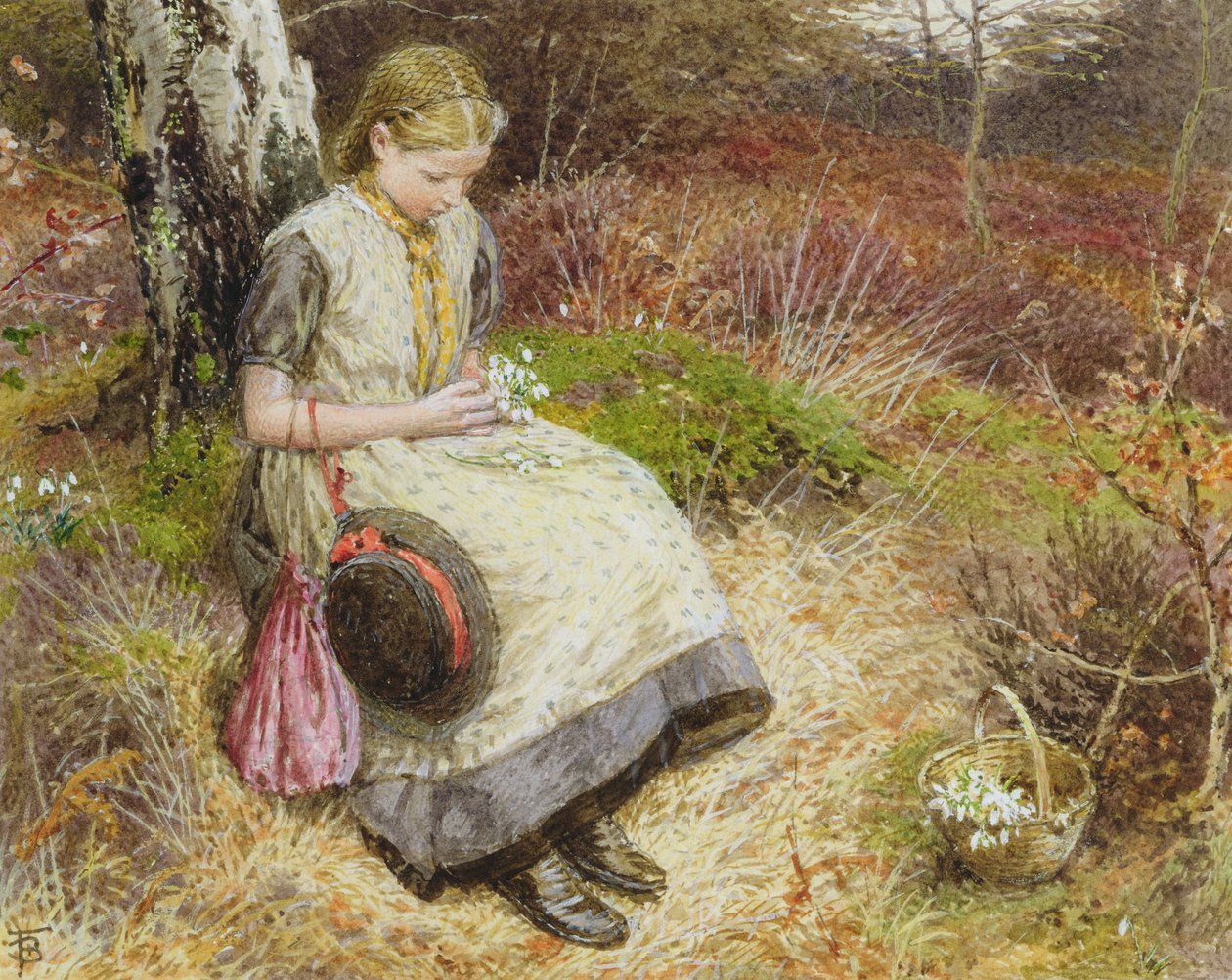Snödroppar av Myles Birket Foster