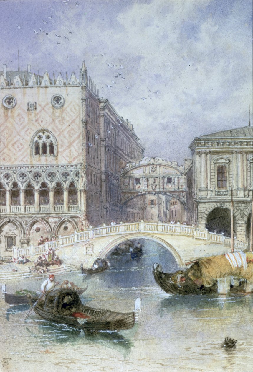 Suckarnas bro, Venedig av Myles Birket Foster