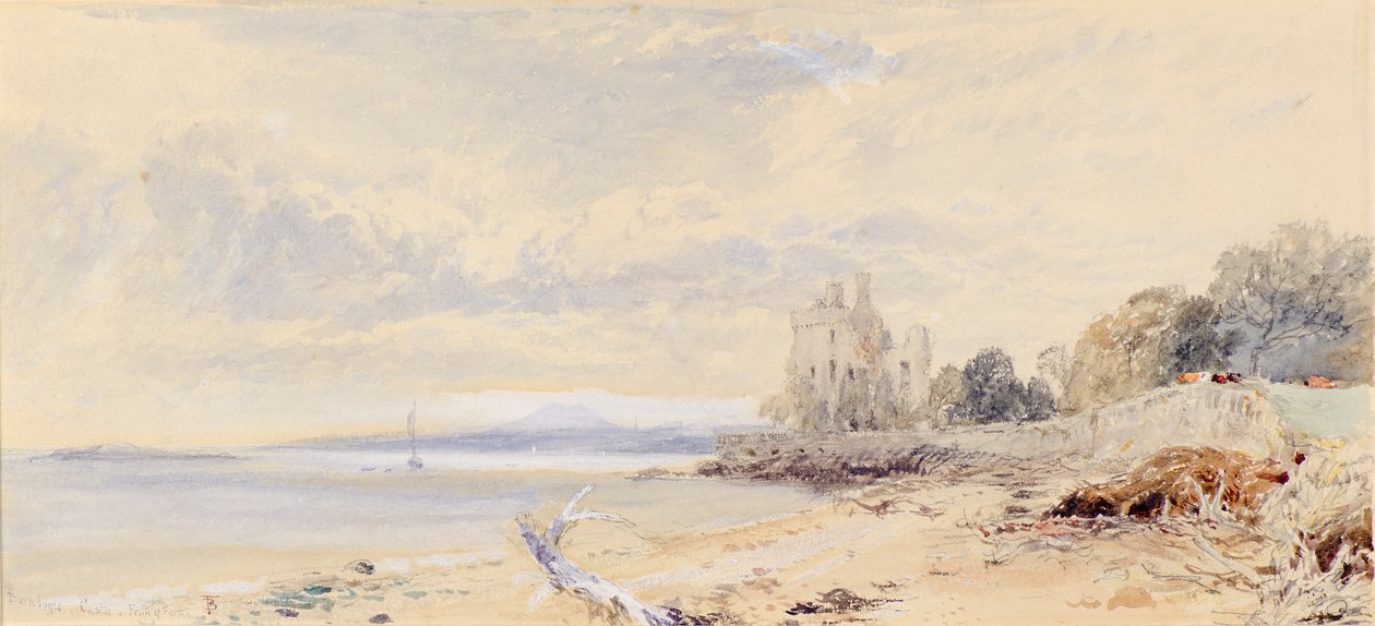 Barnbogle slott, Firth of Forth av Myles Birket Foster