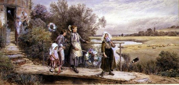 Går till mässan av Myles Birket Foster