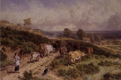 Mjölktid: Den unge föraren av Myles Birket Foster