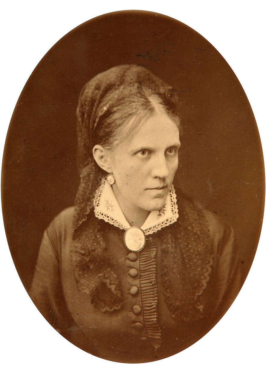 Porträttbyst av Anna G. Dostyevskaya av N.A. Lorenkovich