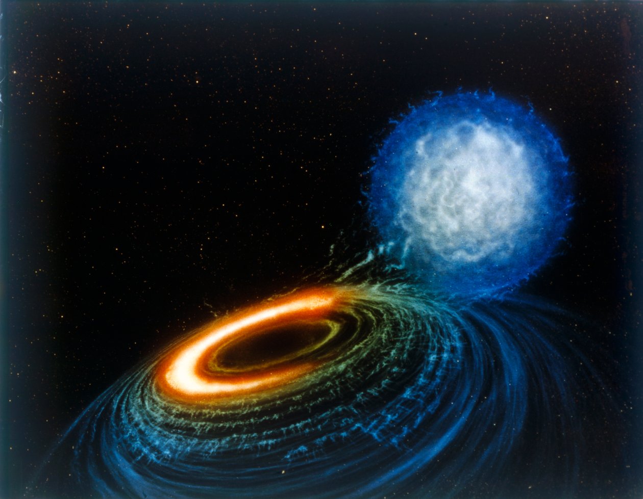 Svart hål, konstnärens koncept. av NASA Images