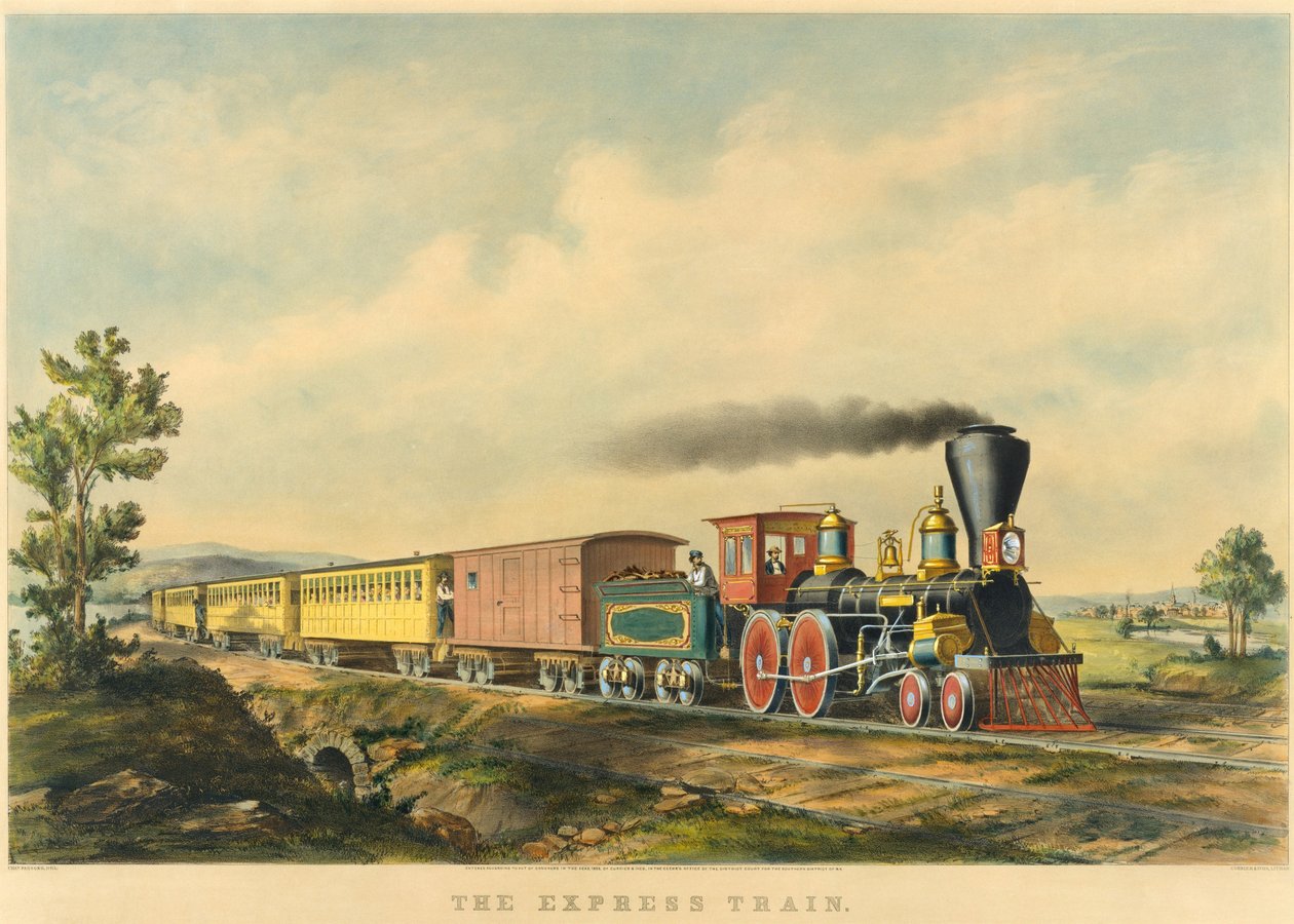 Expresståg av Currier and Ives