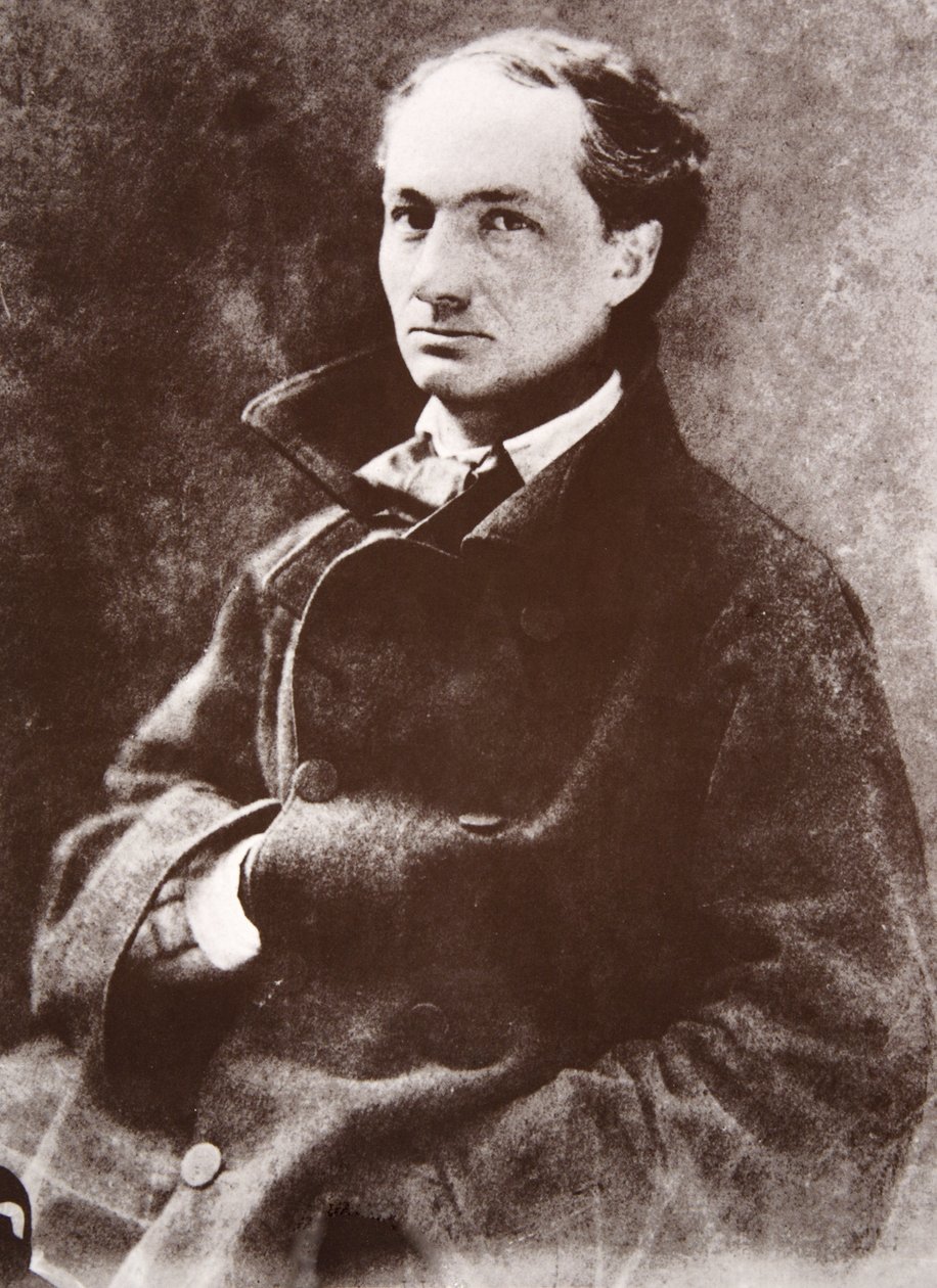 Charles Baudelaire, 1855 (fotogravyr) av Nadar