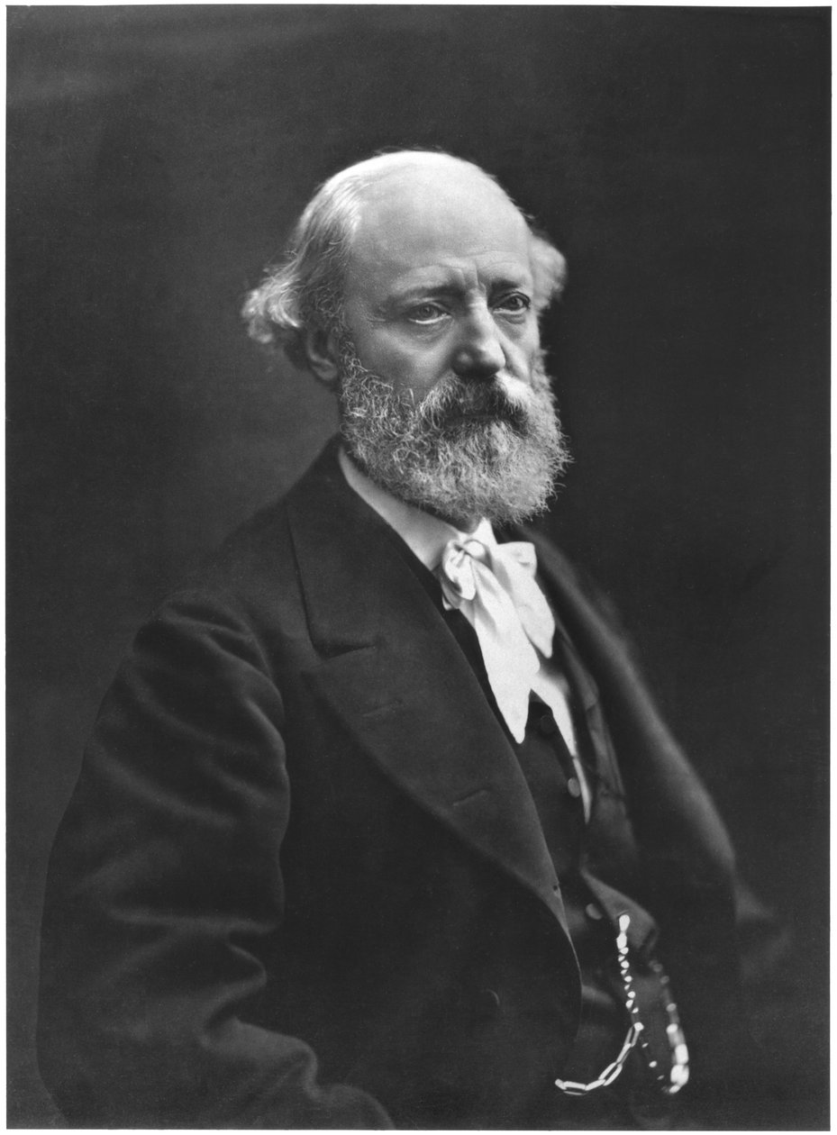 Porträtt av Eugene Emmanuel Viollet-le-Duc, 1878 av Nadar