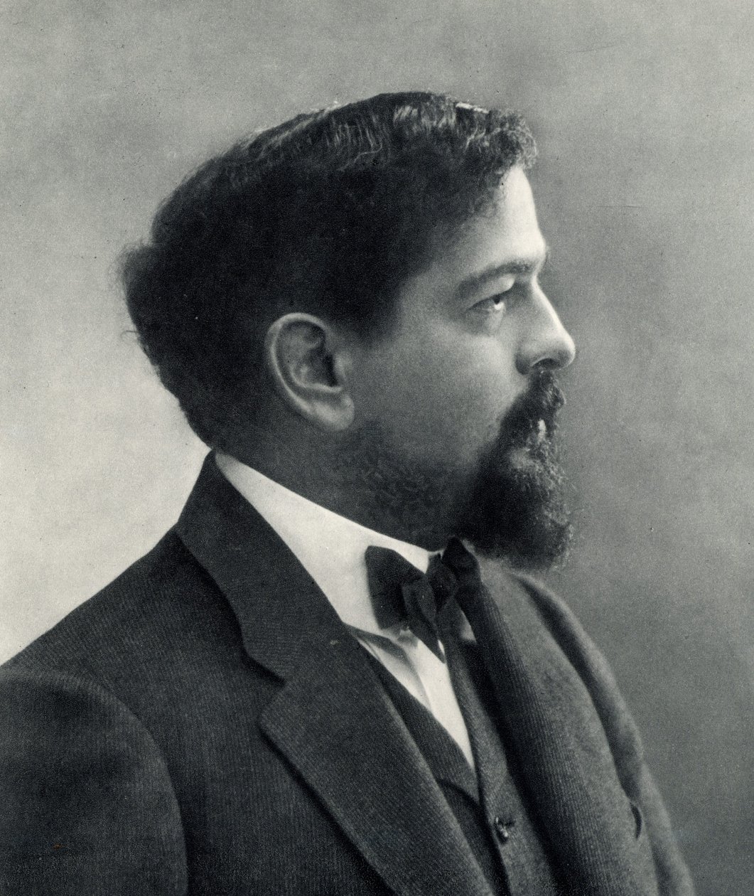 (Achille) Claude Debussy (1862-1919) av Nadar