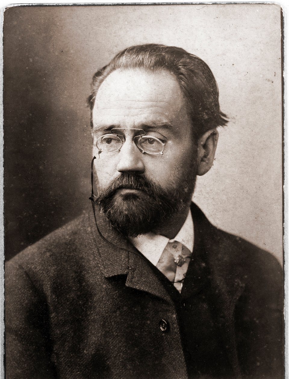 Porträtt av Emile Zola av Nadar