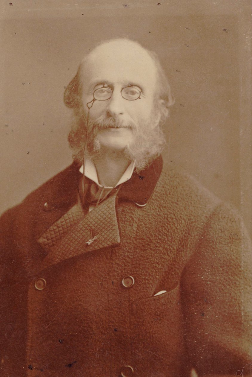 Porträtt av Jacques Offenbach 1819-1880, 1870. av Nadar
