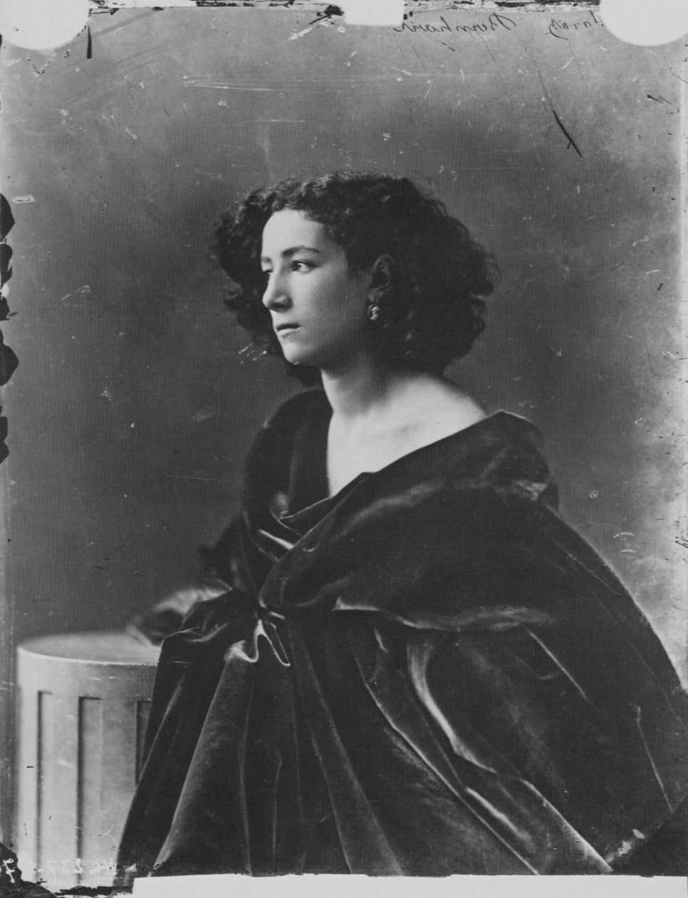 Sarah Bernhardt, fransk skådespelerska, c1865 av Nadar